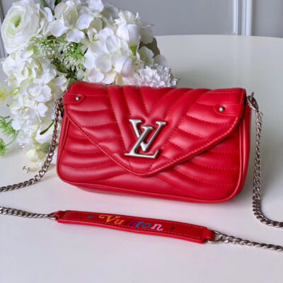 Replica Louis Vuitton New Wave Chain Pochette-M63956 Red